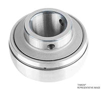 UC 200 Wide Inner Ring Ball Bearings - Set Screw Locking