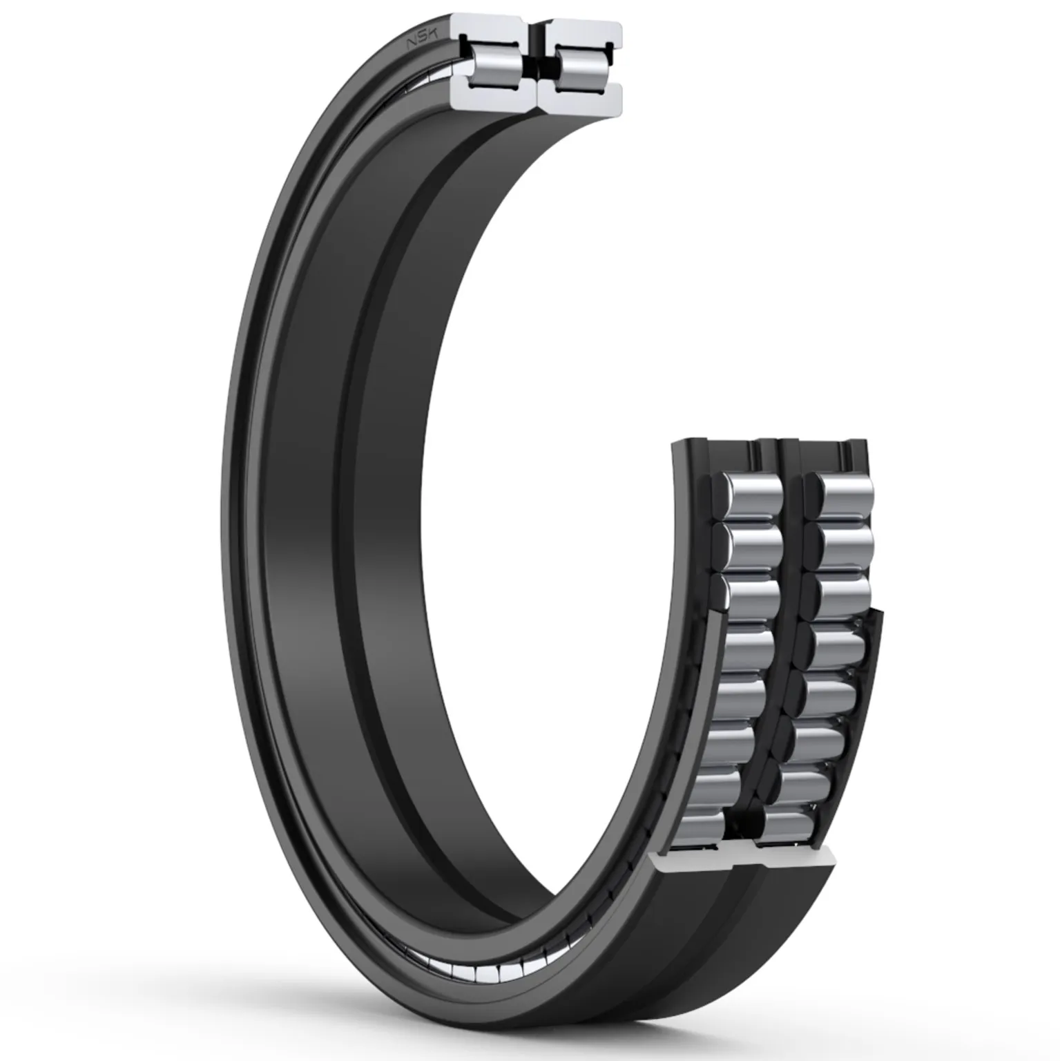 Full Complement Cylindrical Roller Bearings Double-Row For Sheaves: Open Type