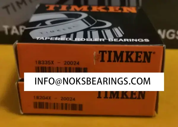 TIMKEN 18204X/18335X Single Row Tapered Roller Bearings