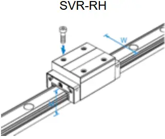 SVR 55RH  LM Guide